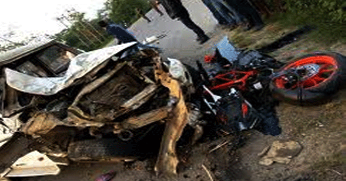 জলপাইগুড়ি বাইপাসে ভয়াবহ সড়ক দুর্ঘটনা, গুরুতর জখম মোটরবাইক আরোহী